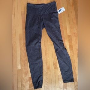 gray heather old navy high rise leggings